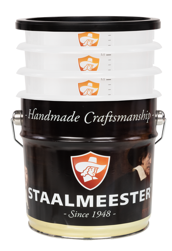 Bouilloire Staalmeester, kit de doublures et couvercle en plastique