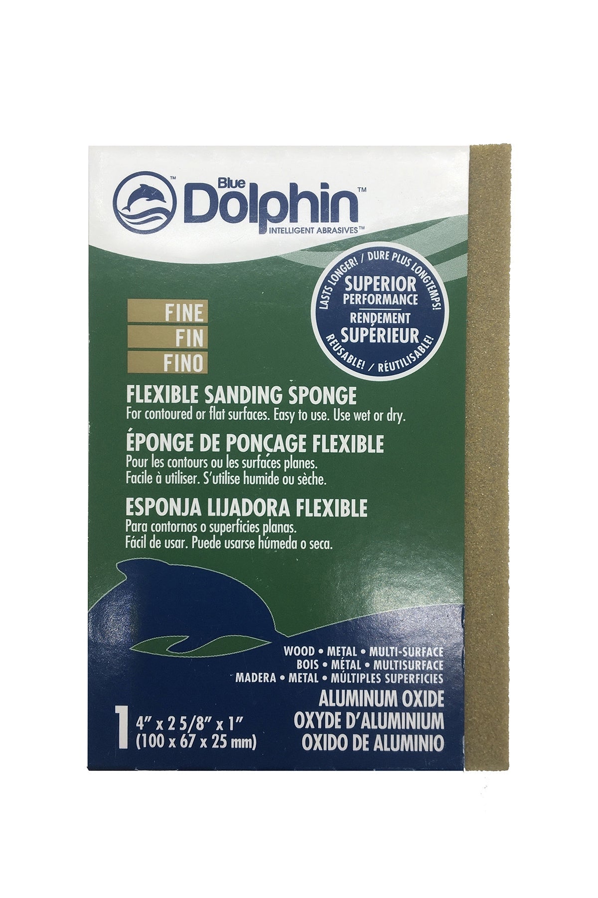 Fine shop sanding sponge