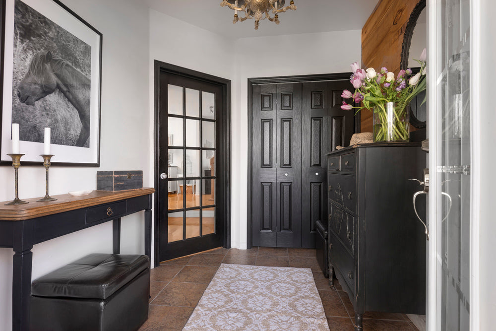 Coal Black Entryway
