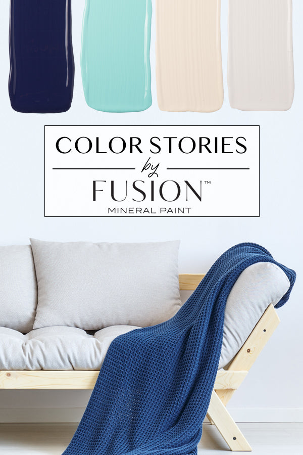 August’s Color Story from Fusion Mineral Paint – Endless summer paint colors!