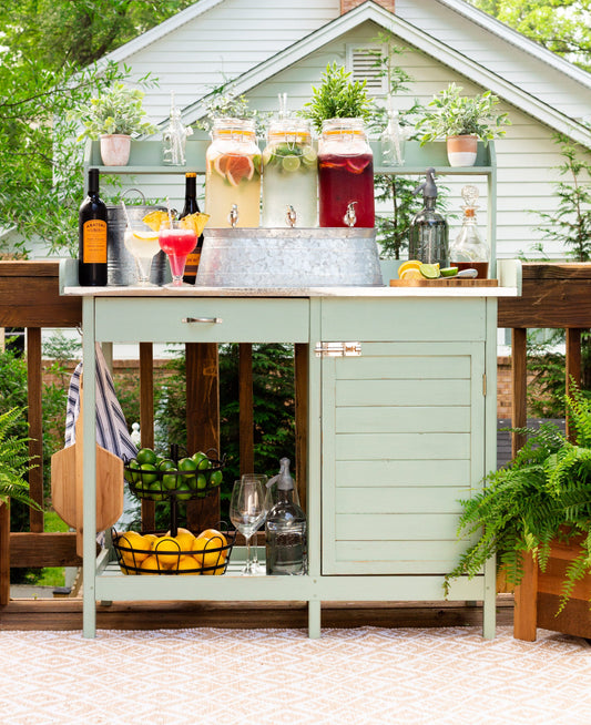 Outdoor Bar Summer Entertaining An Easy DIY