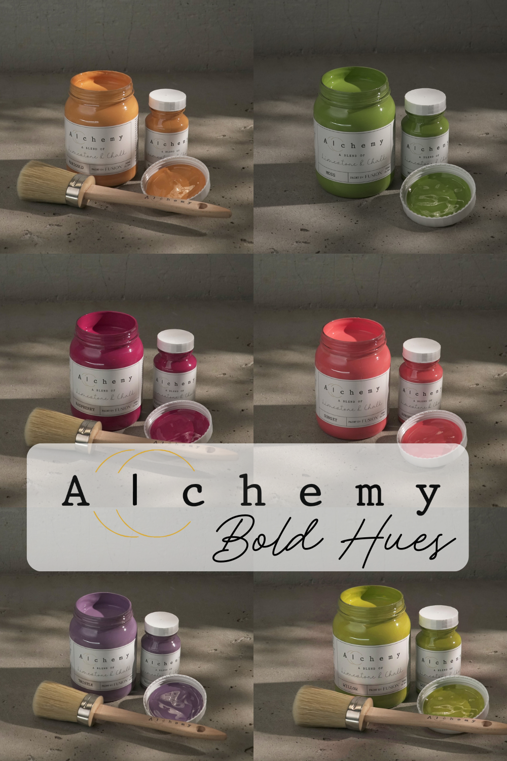 Alchemy Bold Hues: Where Nature Meets Unapologetic Expression | Limestone & Chalk Style Furniture Paint