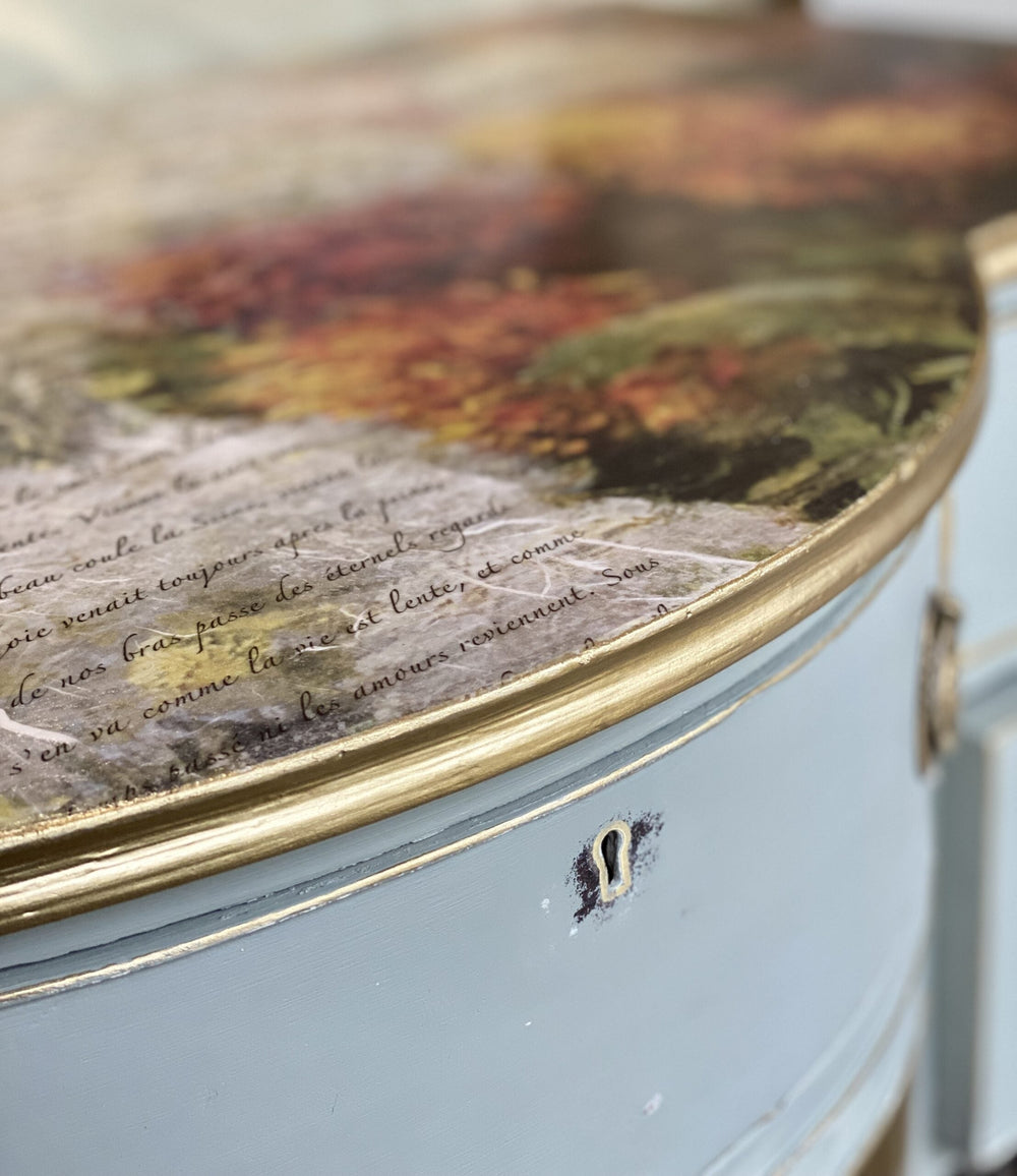 Bellwood Georgian Decoupage Desk