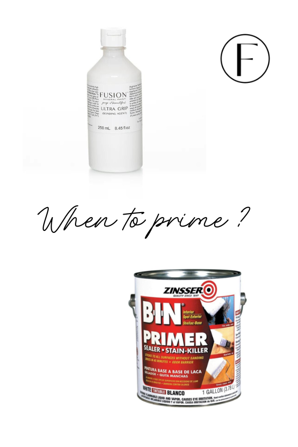 When To Prime Your Furniture