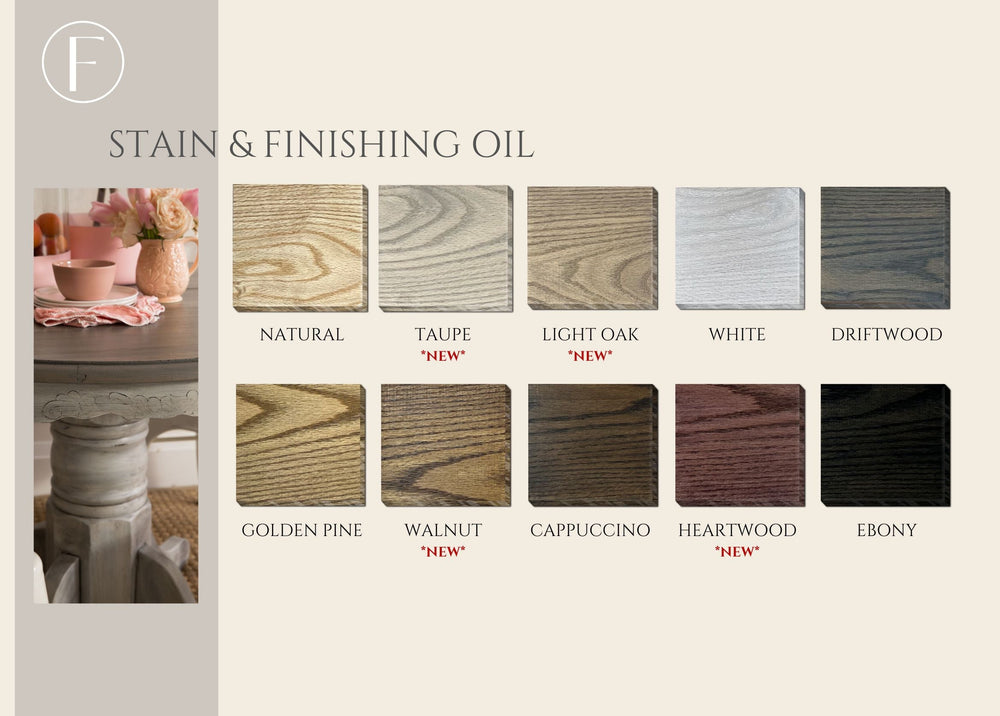 4 New Shades of Stain & Finishing Oil