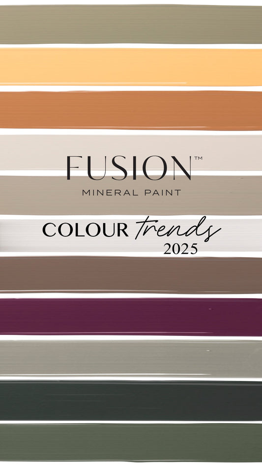 Fusion Colour Trends for 2025: Organic, Nature-Inspired Hues with a Moody Twist