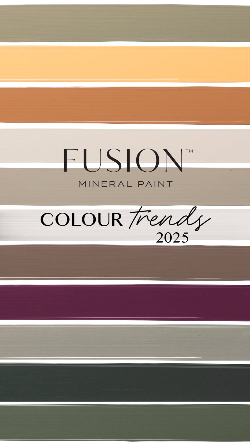 Fusion Colour Trends for 2025: Organic, Nature-Inspired Hues with a Moody Twist