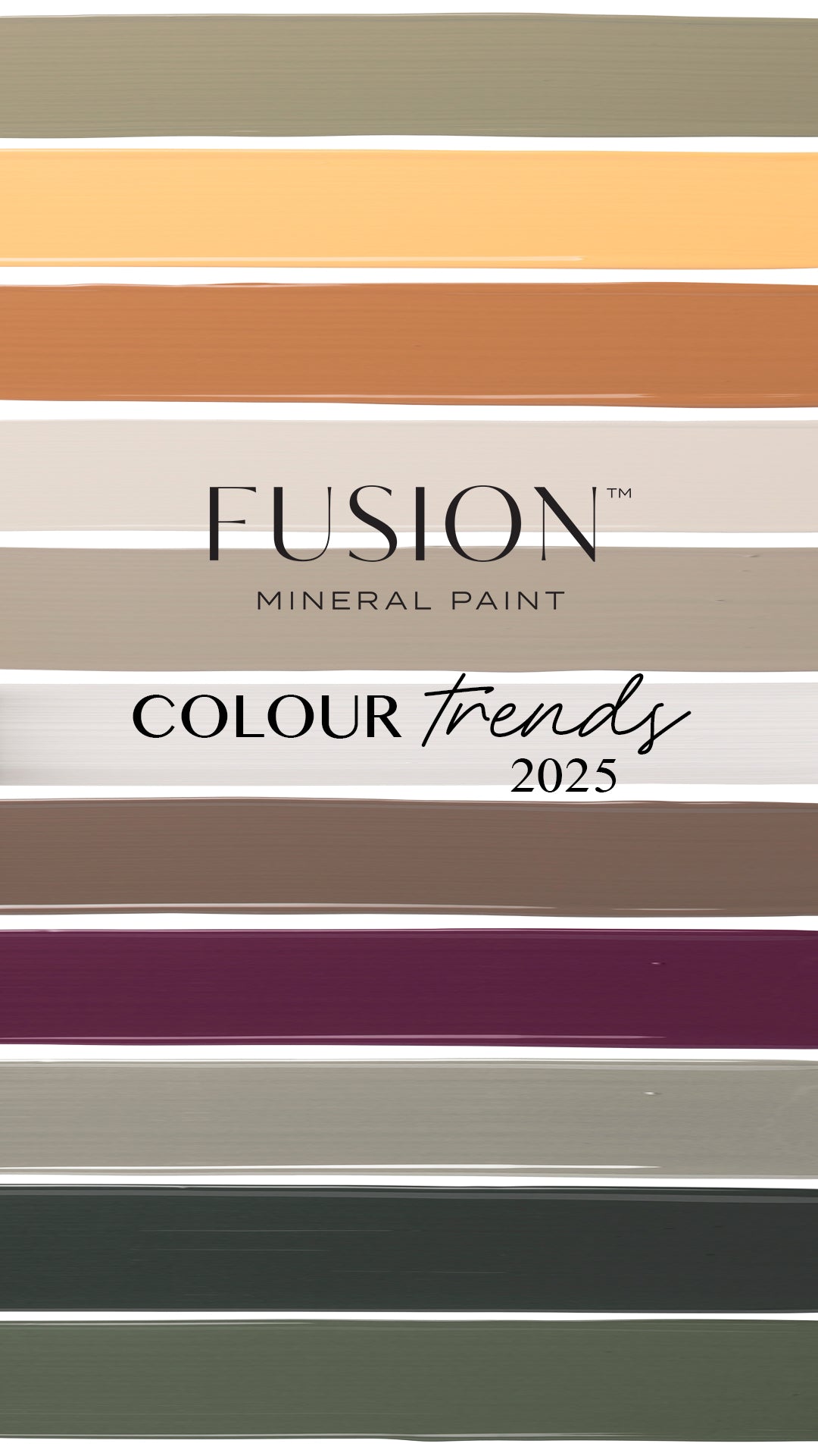 Fusion Colour Trends for 2025: Organic, Nature-Inspired Hues with a Moody Twist