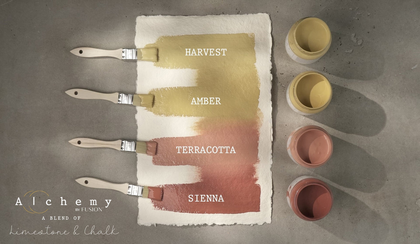 Alchemy Hues of Colour: Discover Fusion’s Newest Limestone & Chalk Style Furniture Paint