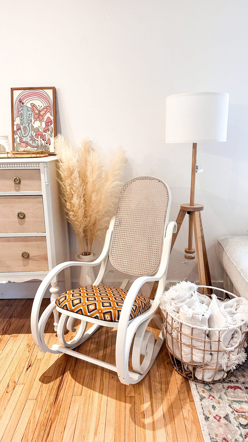 Reviving a Classic: Upcycling a Vintage Bentwood Rocking Chair