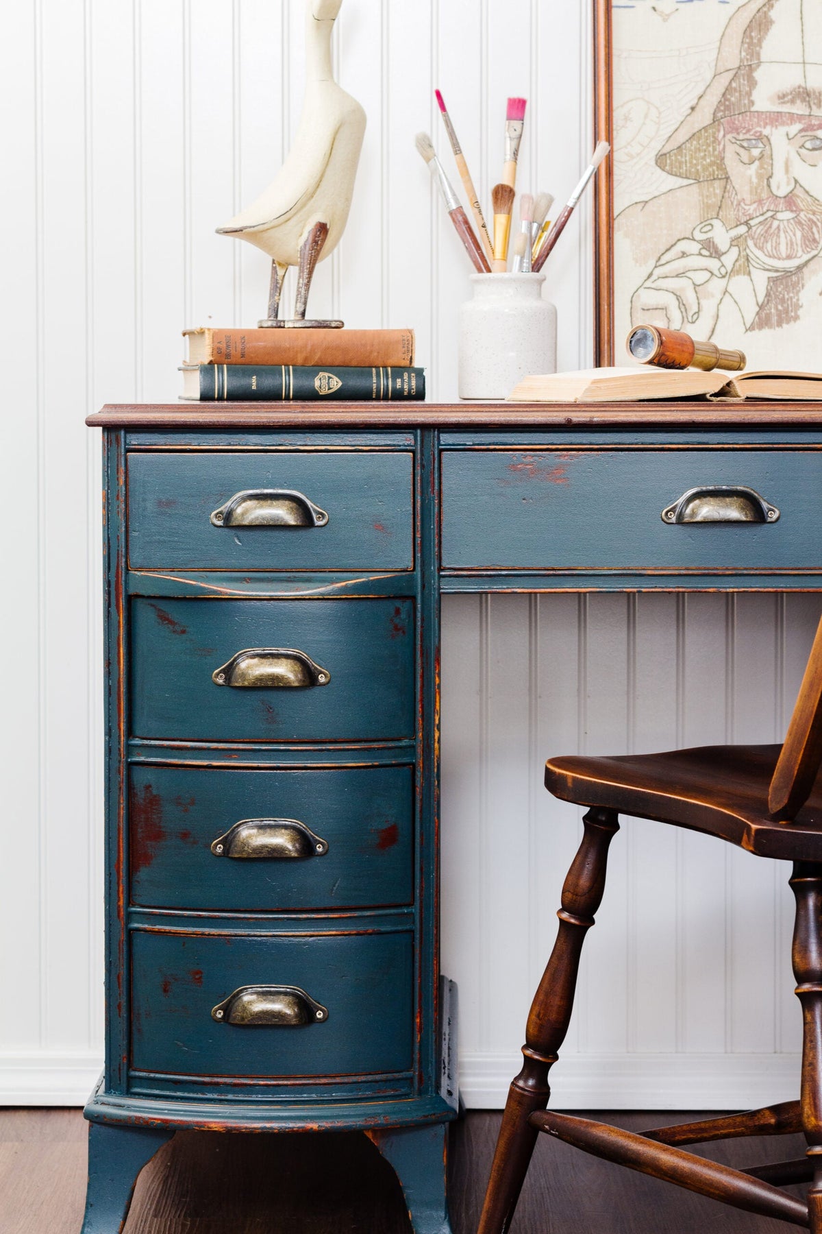 Vintage Desk Makeover