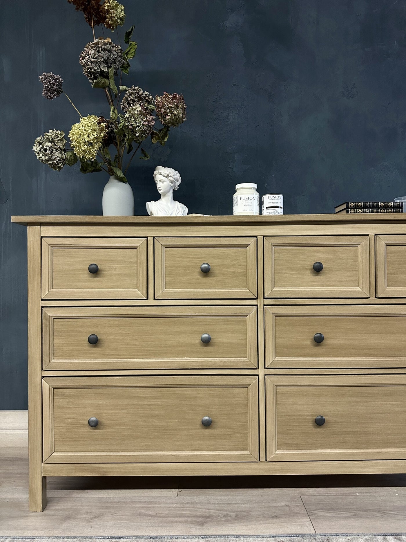 Create a Pottery Barn Dupe with Stain and Finishing Oil: Faux Wood the Easy Way!