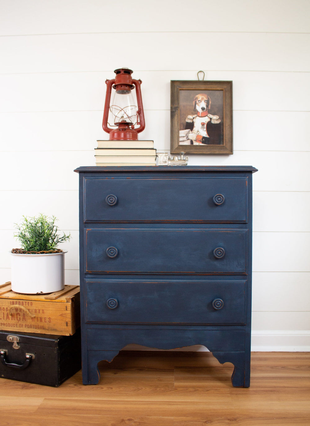 Transforming A Rustic Dresser