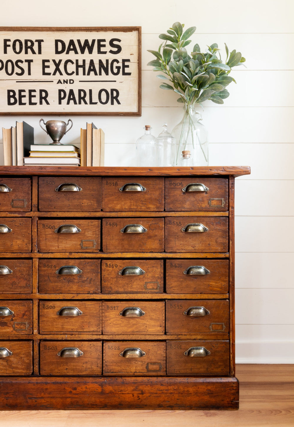 Restoring an Apothecary cabinet using Stain and Finishing Oil