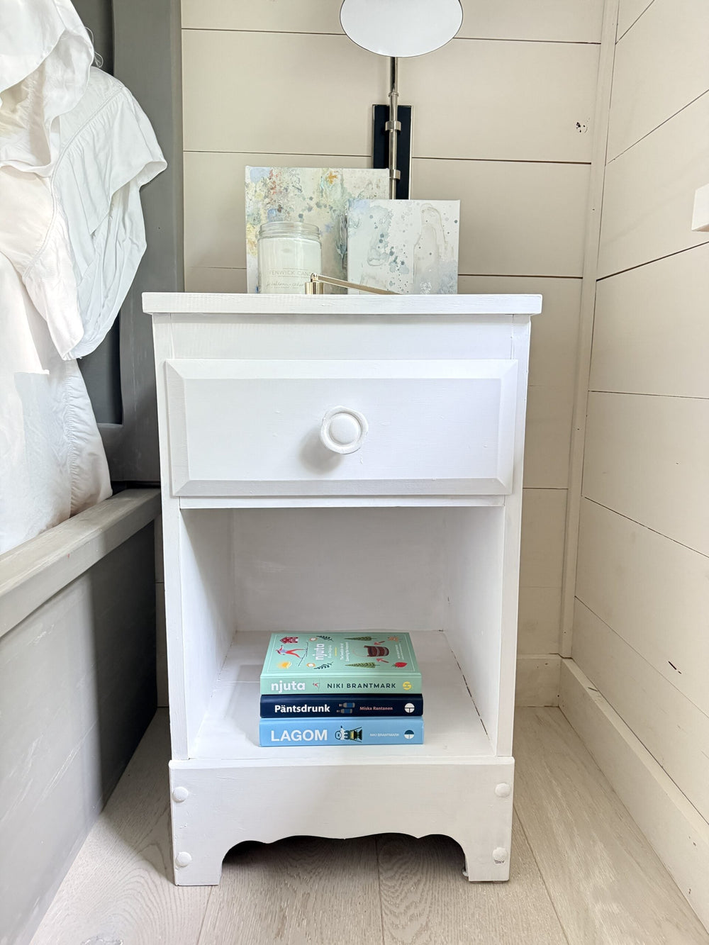 Snowdrop Thrifted Side Table Makeover