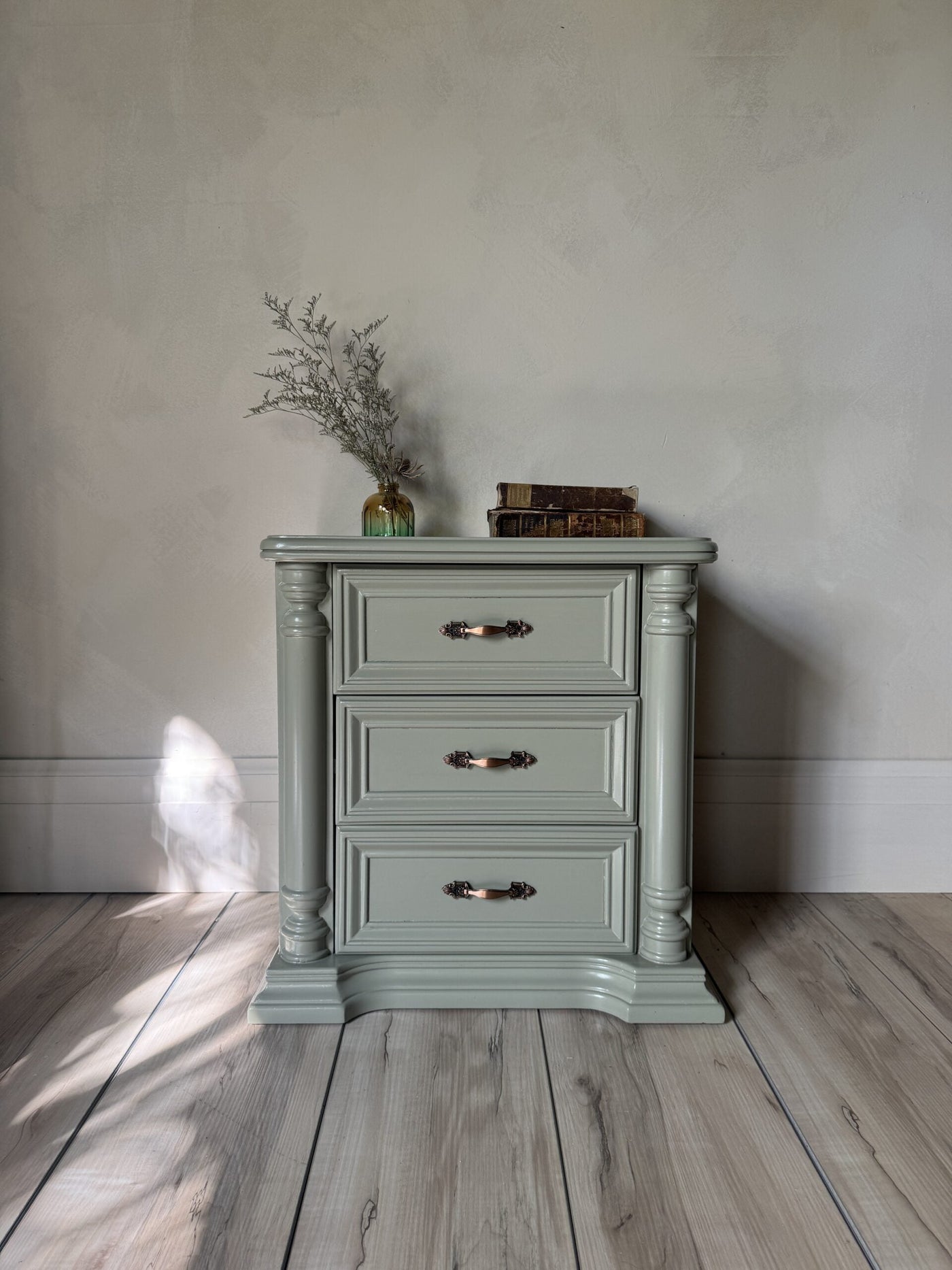 Custom Blend Nightstand with Ultra Guard Satin