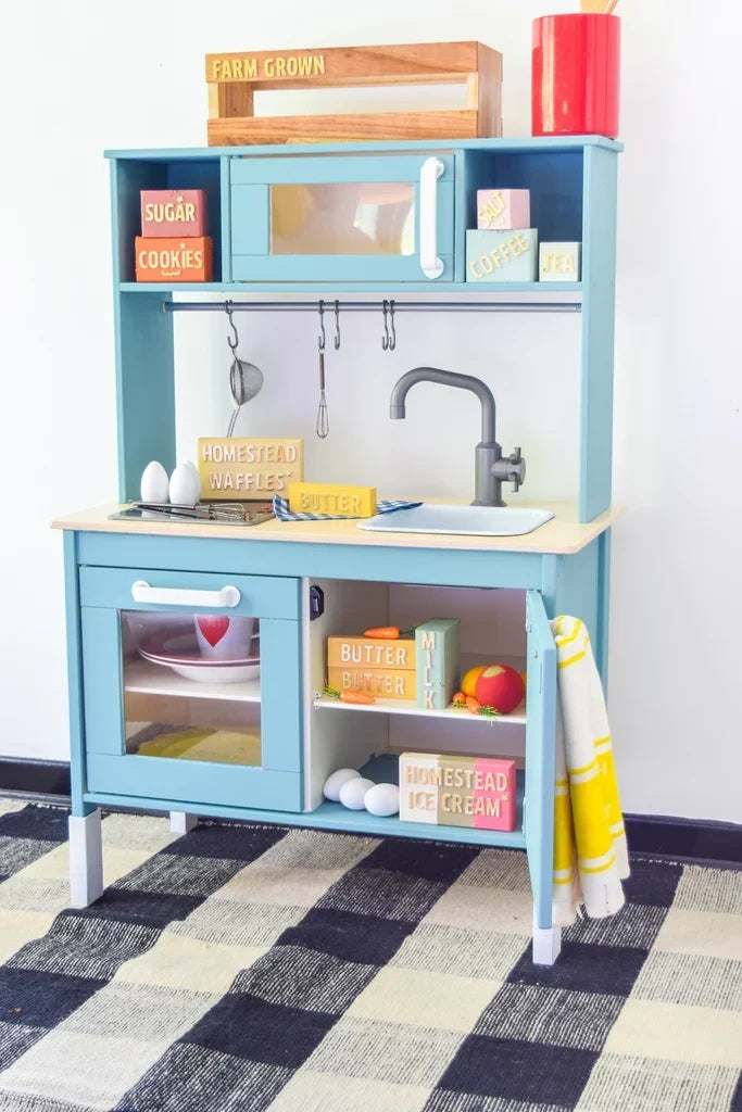 Painting Children’s Toys with Milk Paint