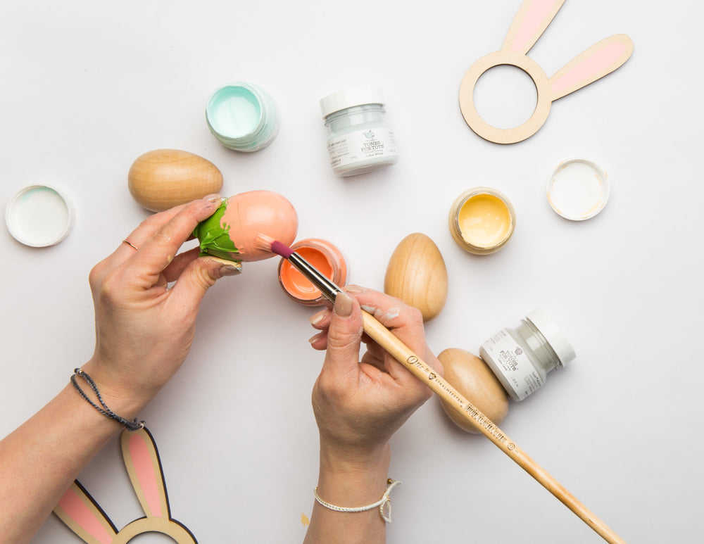 3 ways to paint Easter Eggs with Fusion Mineral Paint