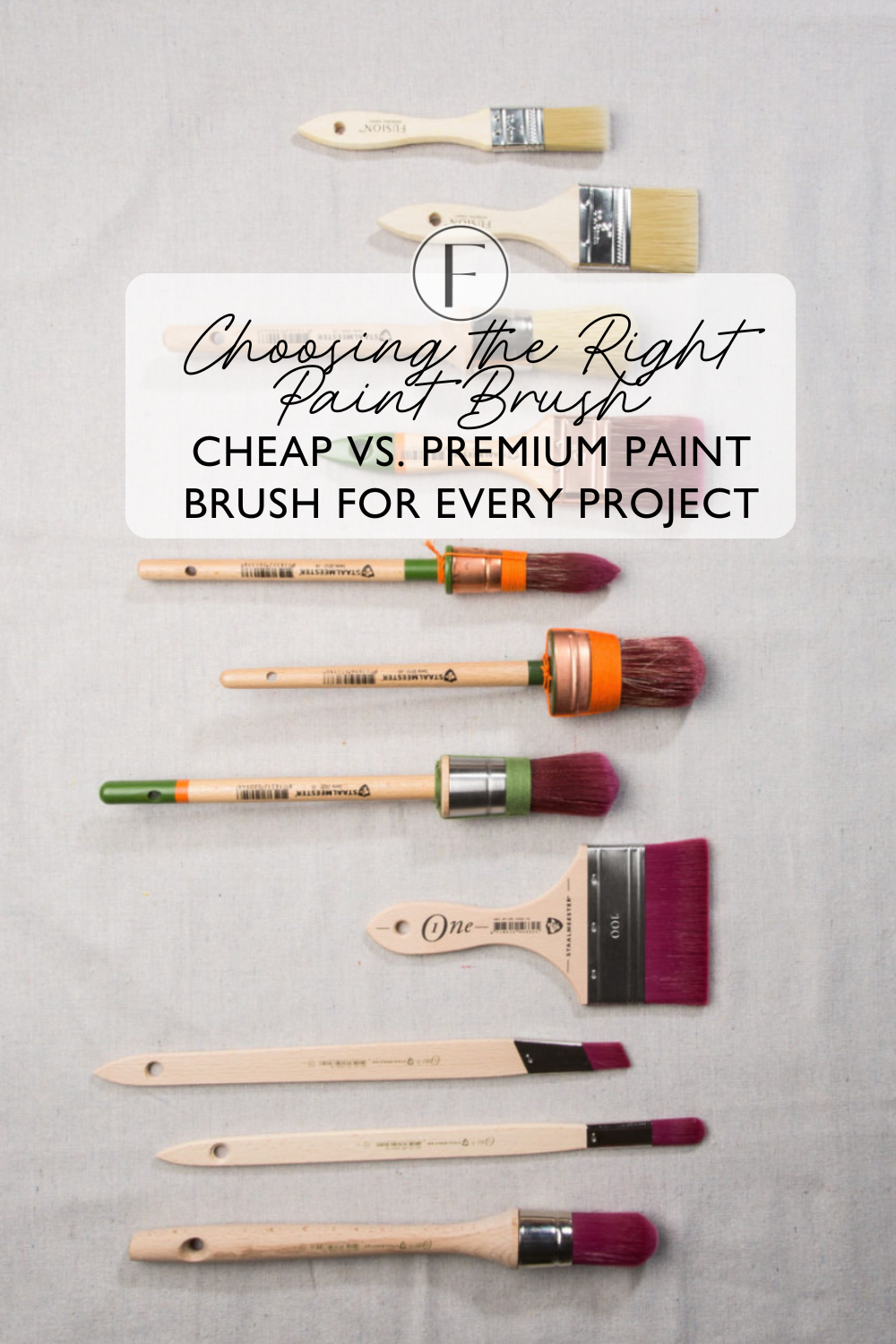 Choosing the Right Brush: Cheap vs. Premium Paint Brush for Every Project