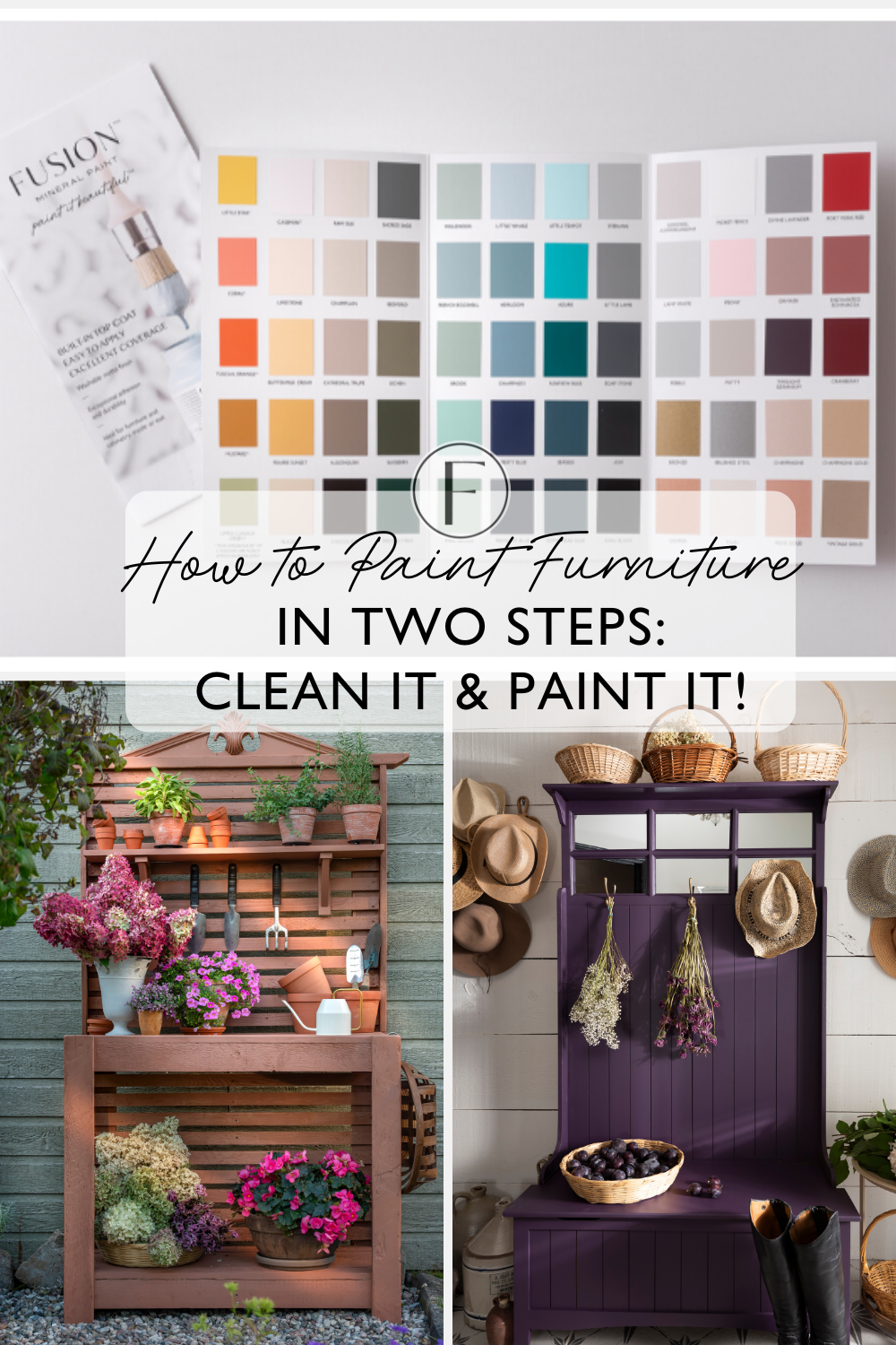 How to Paint Furniture in 2 Steps: Clean It and Paint It!