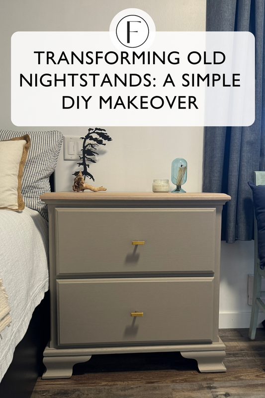 Transforming Old Nightstands: A Simple DIY Makeover