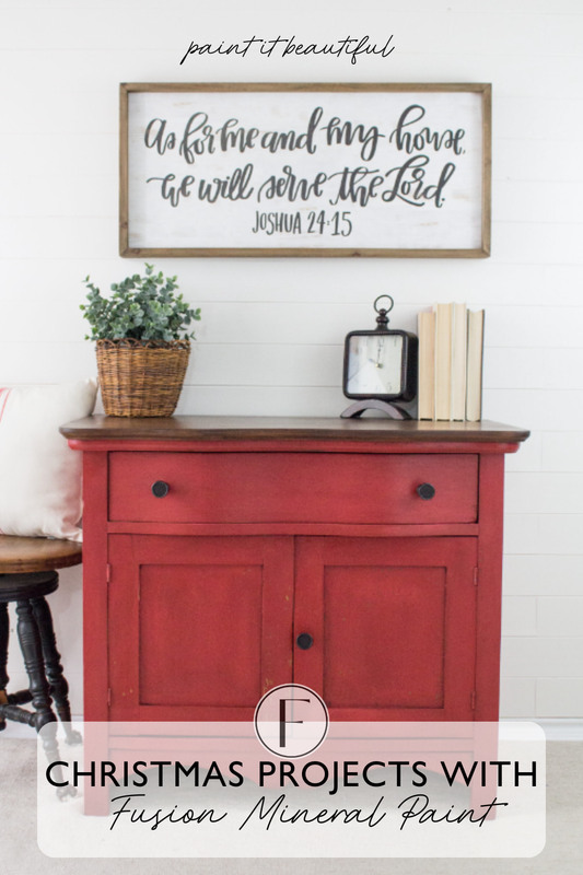 A Round-Up of Christmas Projects Using Fusion™ Mineral Paint