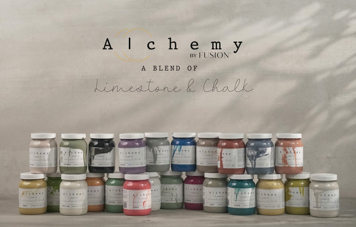 Introducing Alchemy by Fusion – A Blend of Limestone & Chalk Style Furniture Paint
