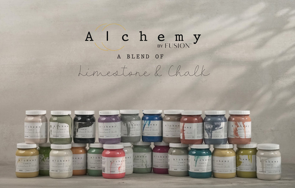 Introducing Alchemy by Fusion – A Blend of Limestone & Chalk Style Furniture Paint