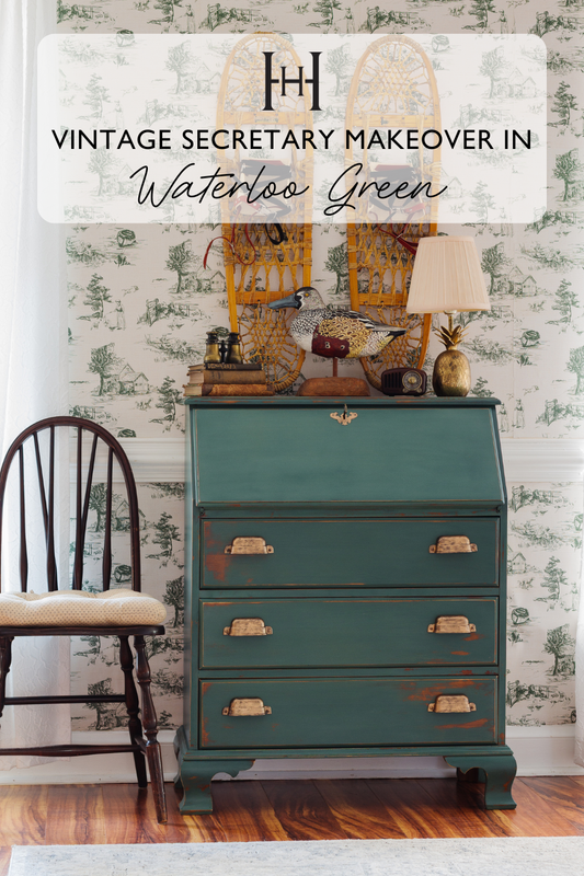 Lakeside Retreat: Vintage Secretary Makeover in Waterloo Green