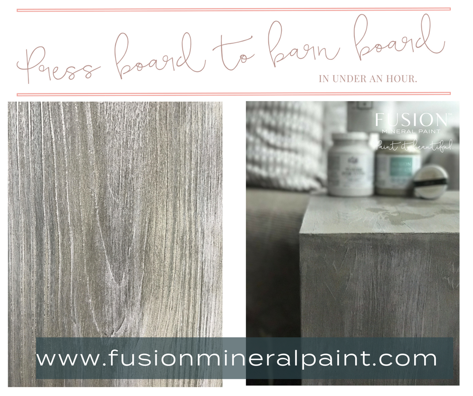 How To Create a Faux Barn Board Finish