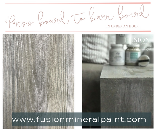 How To Create a Faux Barn Board Finish