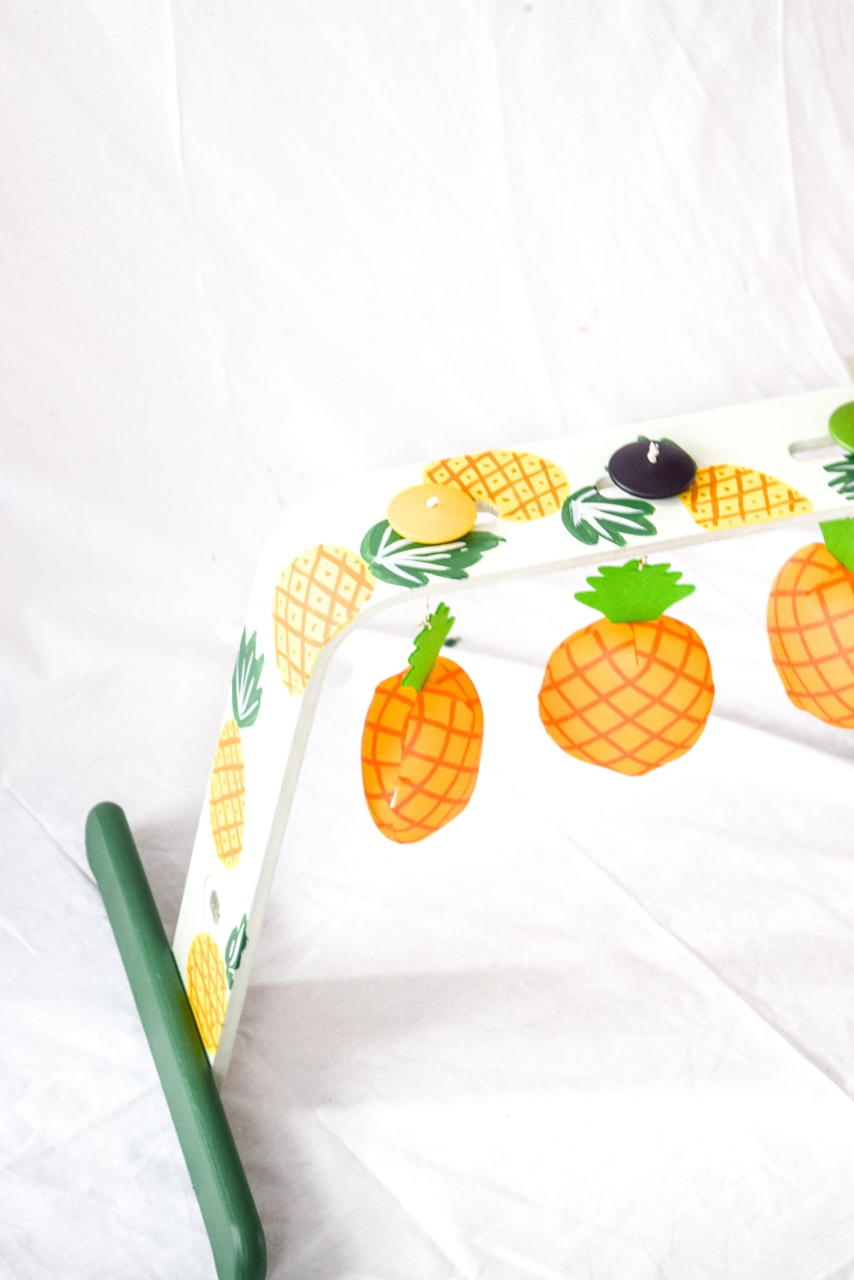 DIY Colorful Baby Gym
