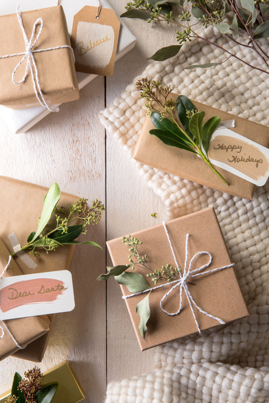 DIY Painted Holiday Gift Tags
