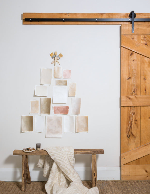 DIY Painted Paper Christmas Tree