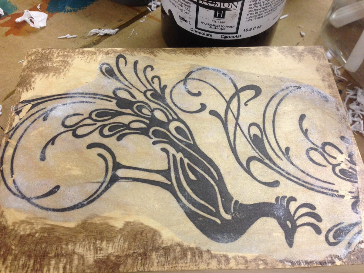 Transfer Gel & Sand Stone fun!