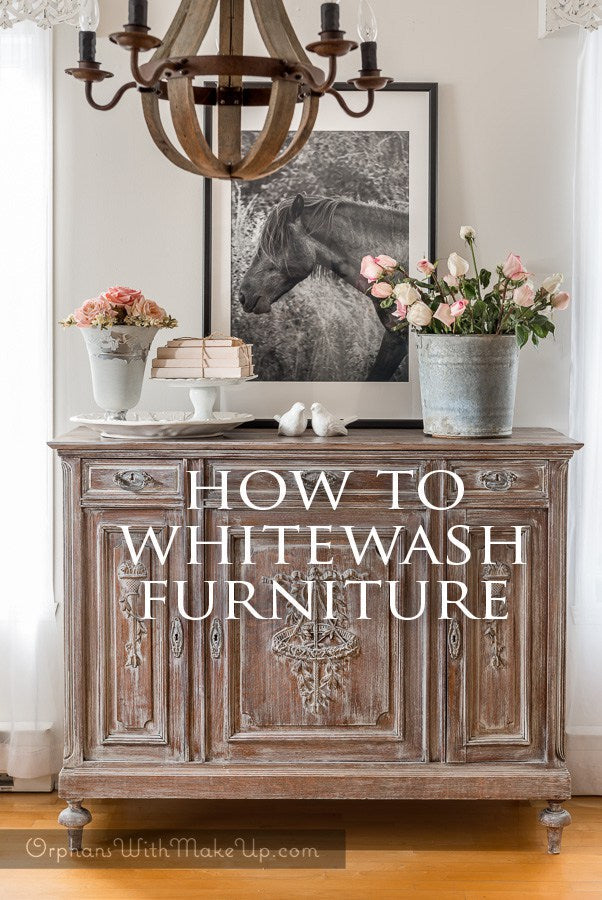 How To White Wash Furniture