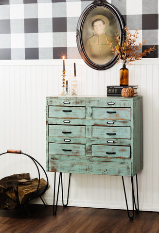 Vintage Card Catalog Cabinet