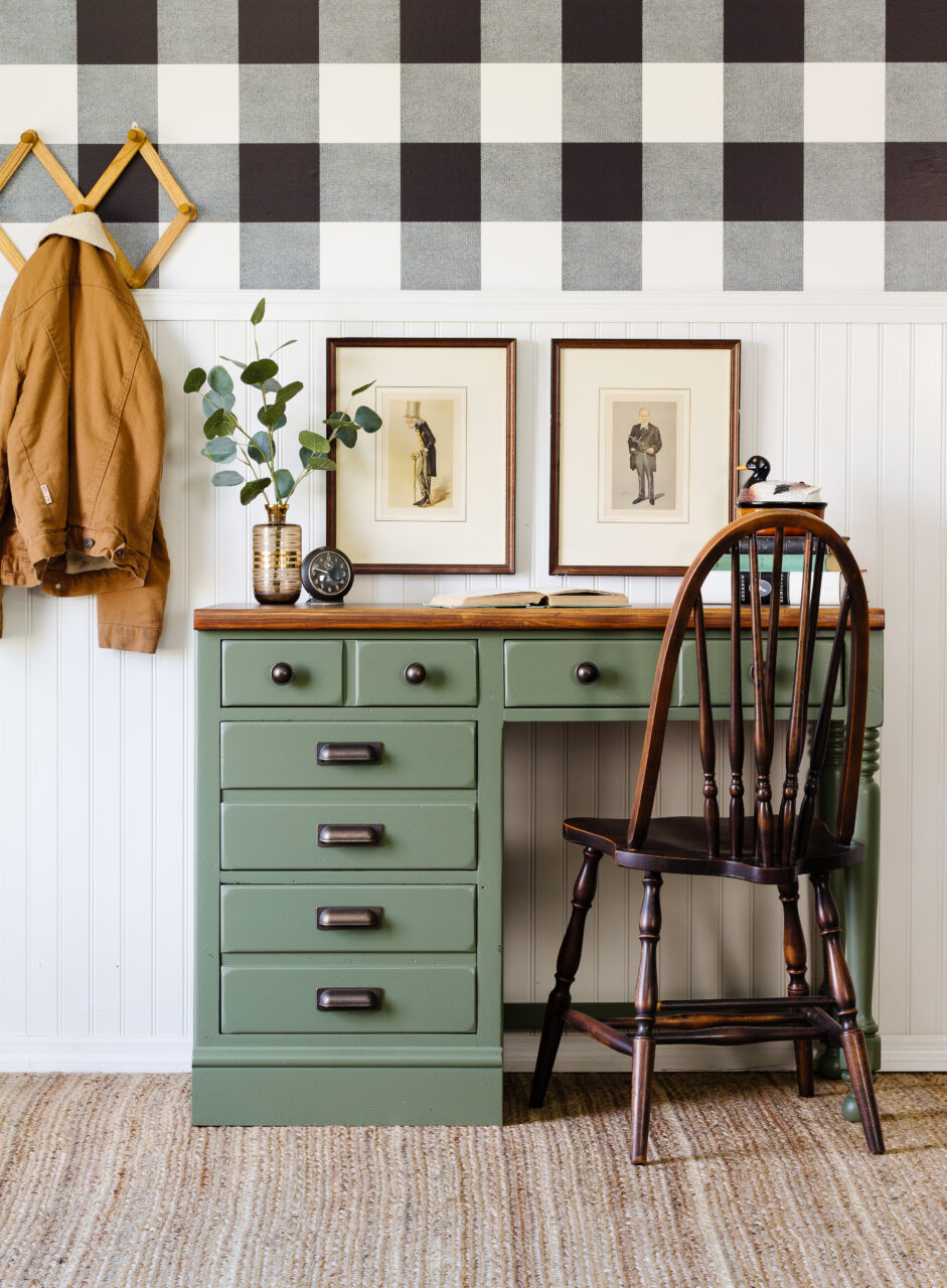 Bayberry Rustic Desk Makeover