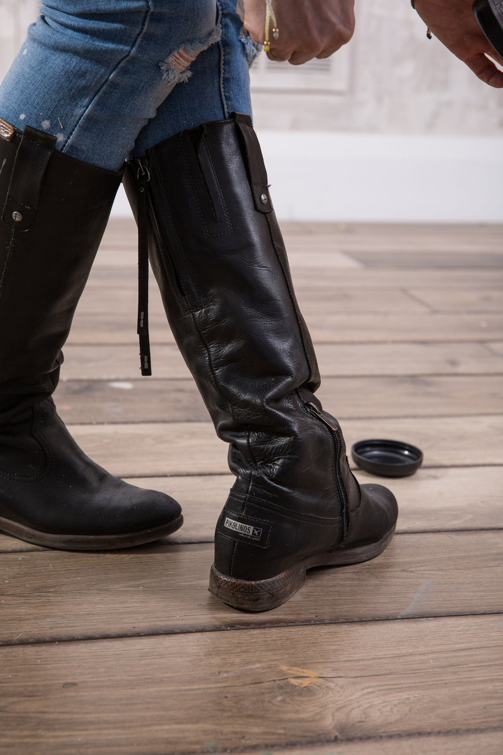 How to Refresh Your Leather Boots With Beeswax