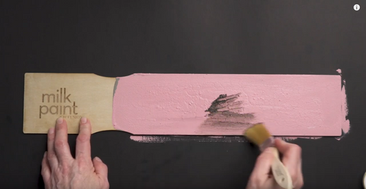 Effortlessly Achieve a Crackled Finish with Milk Paint and a Hairdryer