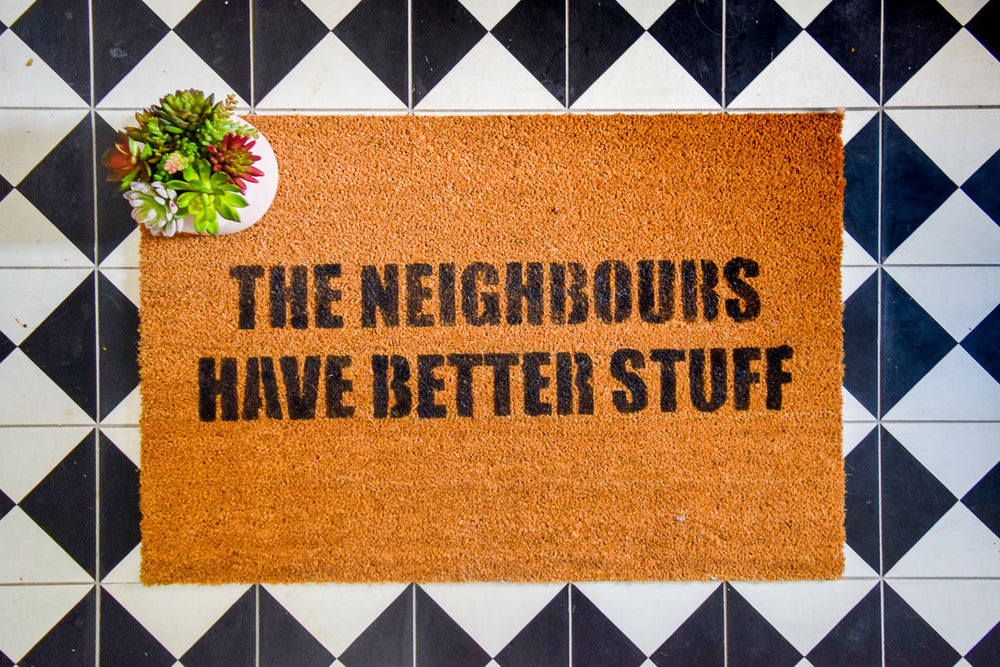 Easy custom doormat DIY