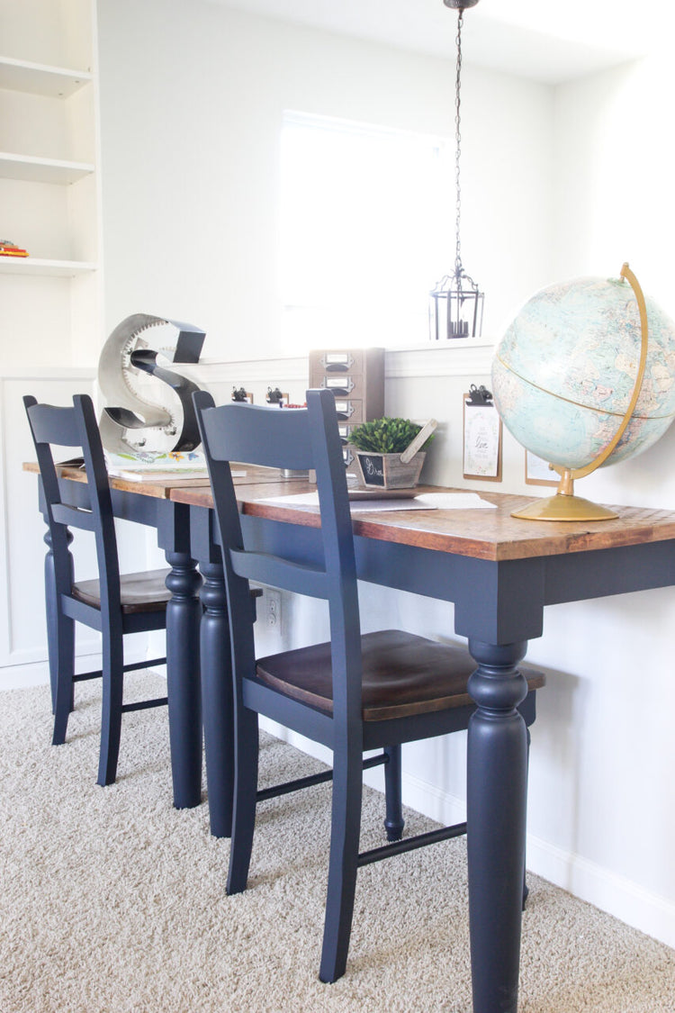 Dining table painted with Fusion Mineral Paint