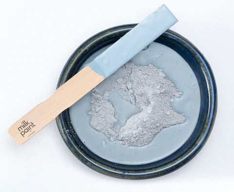 Milk Paint powder and brush