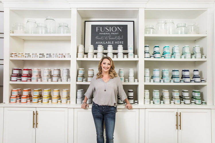 Fusion Mineral Paint retail display