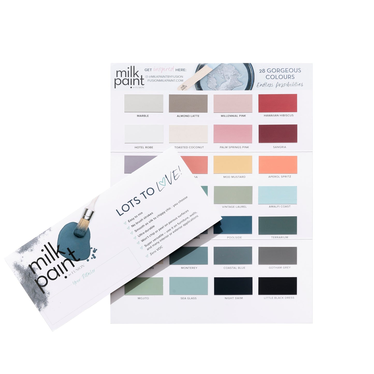 Milk Paint Colour Card