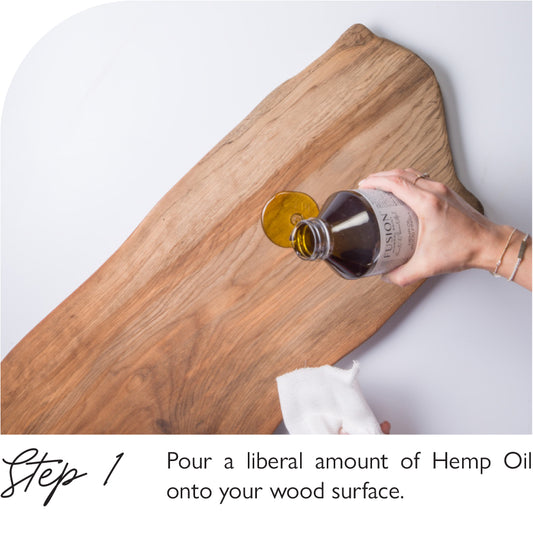 Hemp Oil Wood Finish - Food Safe